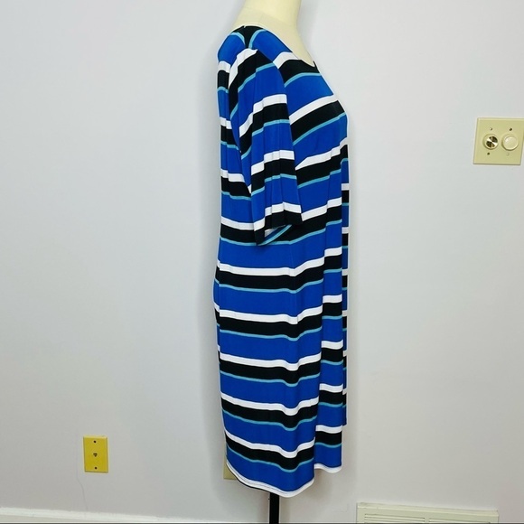 Vintage Robbie Bee Stripe Shift Dress- XL - Picture 3 of 6